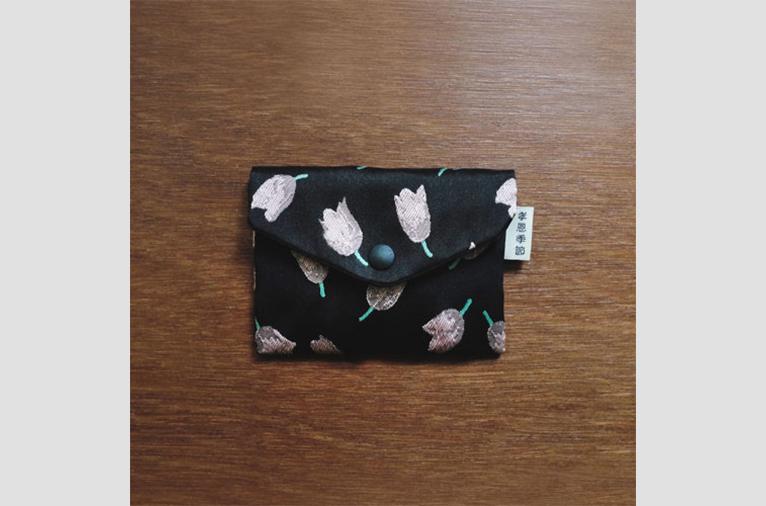 [효은계절] 꽃편지 카드지갑 분홍빛 튤립 (재입고)