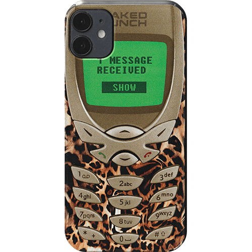 레트로 레오파드 젤하드 케이스(오리지널,핑크)