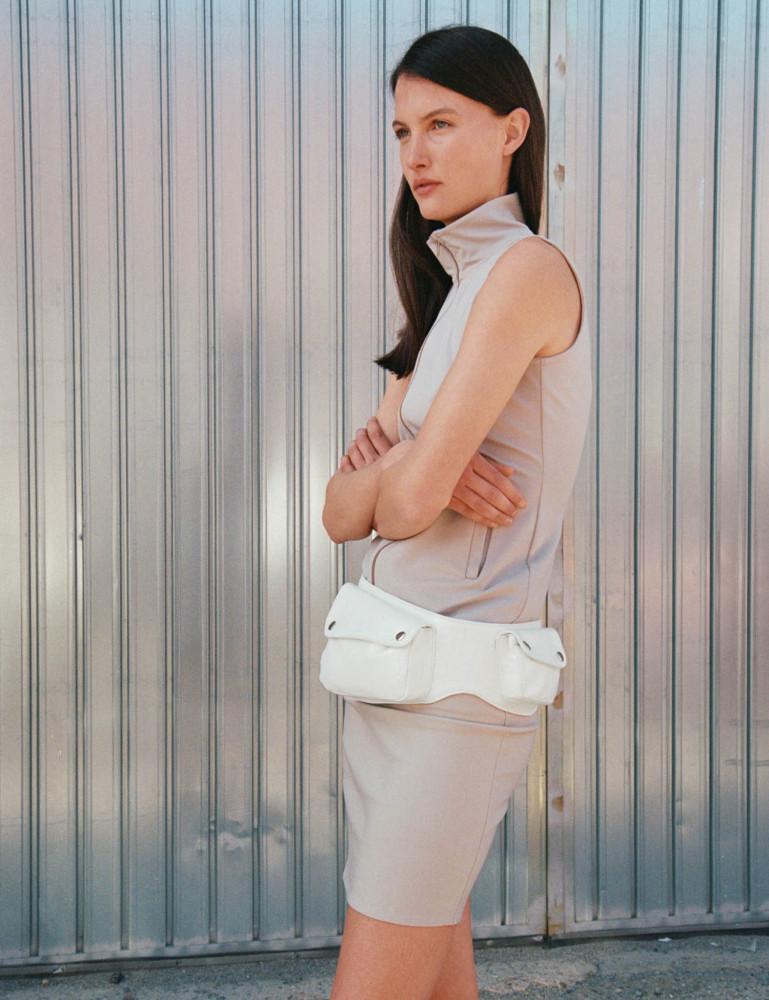 가브리엘포삭 Gabriel for sach (7컬러) 가브리엘 포 삭 레더 포켓 벨트백 Laszlo leather belt bag - 위시버킷