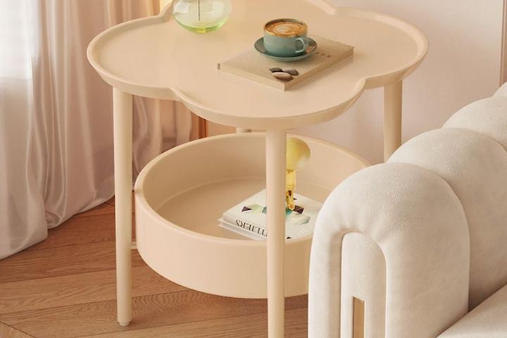 에이미 2단 침대 협탁 거실 사이드 협탁 침실 미니 수납장 테이블 선반 플라스틱 소파 탁자
