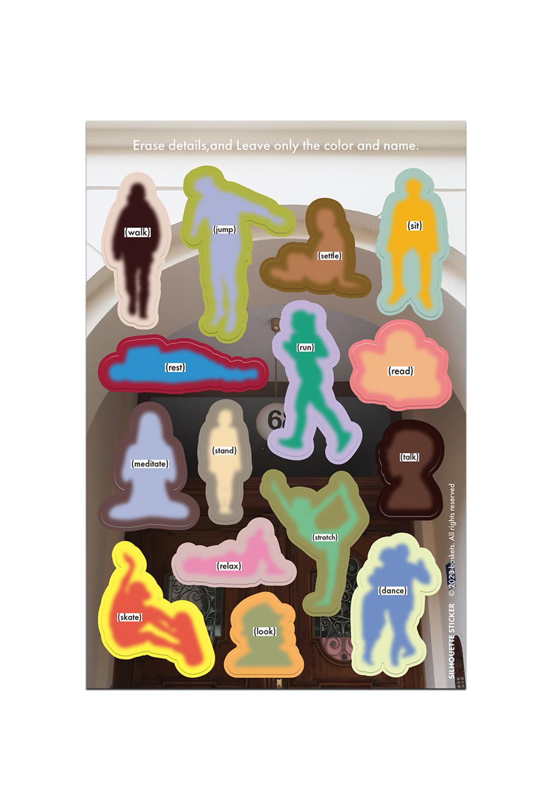 SILHOUETTE STICKER STROLL 002