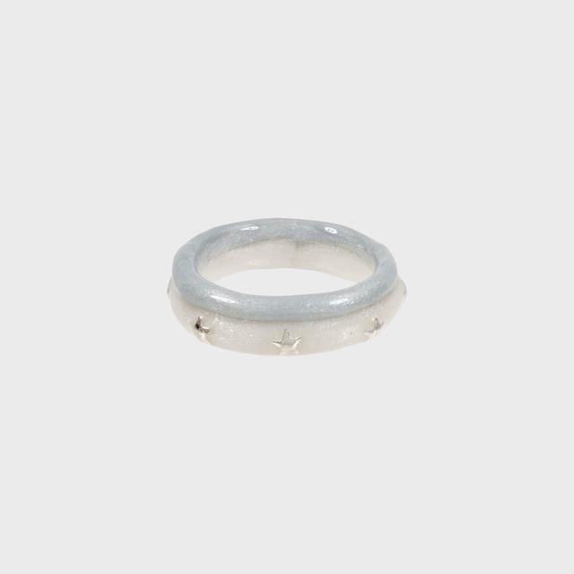 star two track ring-grey