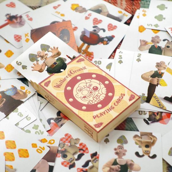 [PRESENTMOMENT ONLY]♦️WALLACE & GROMIT Playing card set♠️
