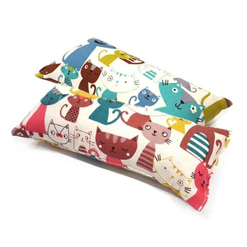 힐링타임 꿀잼 마따따비 캣닢 바스락 놀이터 쿠션 중, 혼합색상, 2개 - 인형/쿠션 | 쿠팡