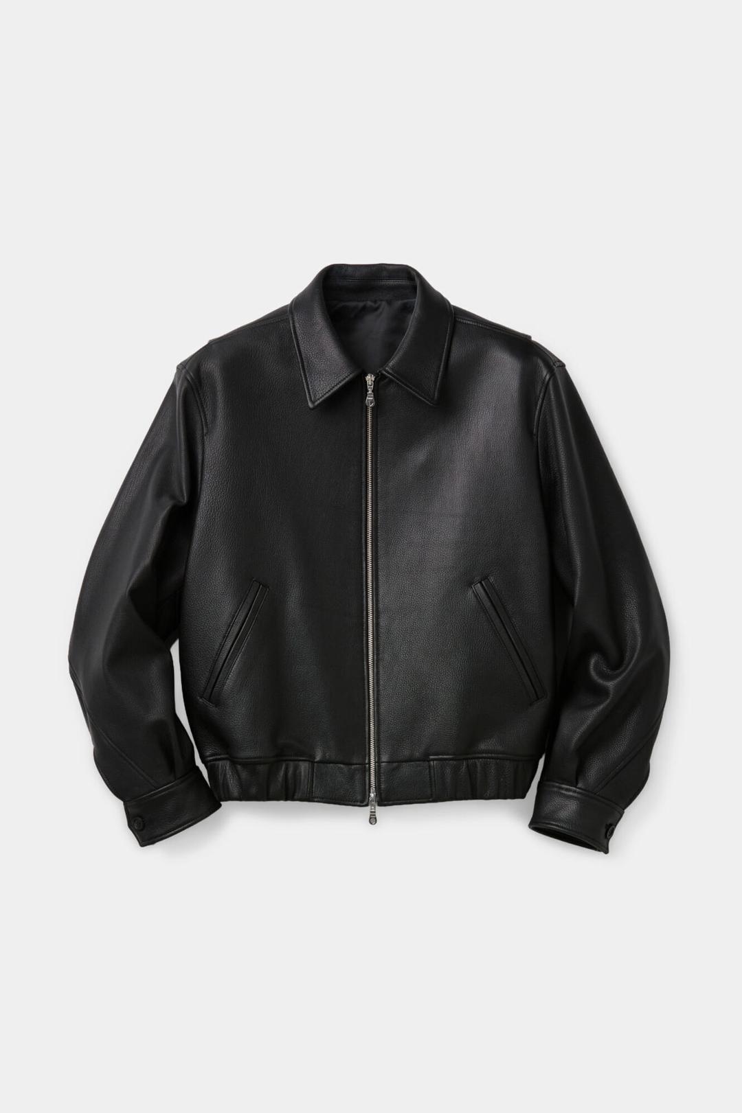 Goatskin blouson (Black)