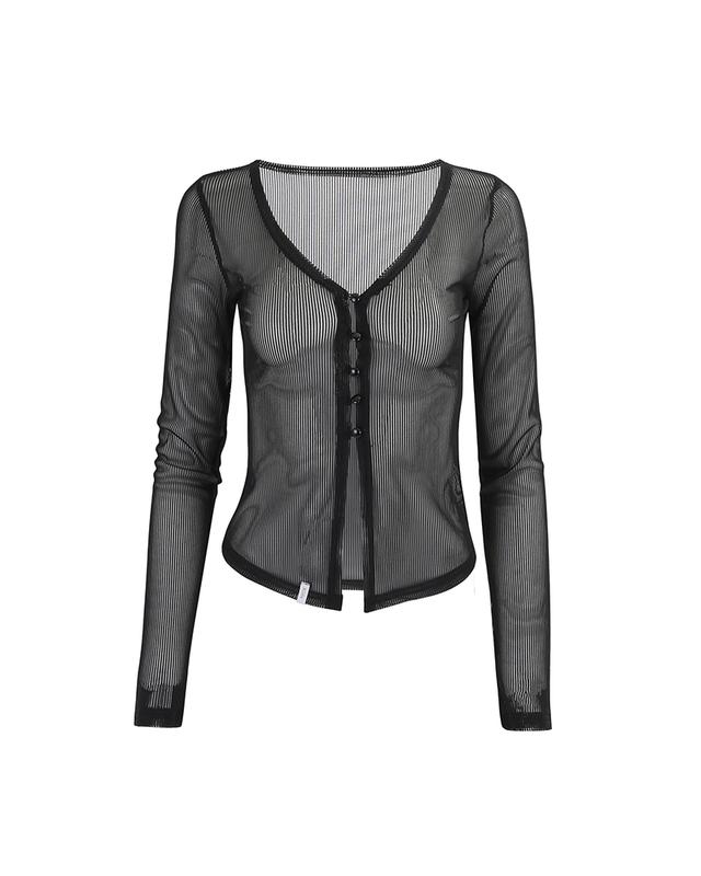 NICHE SEE - THROUGH CARDIGAN