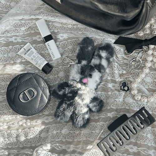 [NEW] 레인보우 인형 XS사이즈 블랙핑 토끼 키링 +하트고리증정