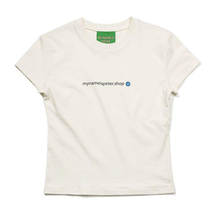 (W) PETER.SHOP T-SHIRTS - WHITE