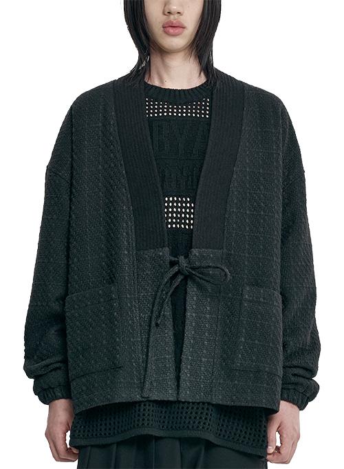 Tweed Hanten Jacket [BLACK]