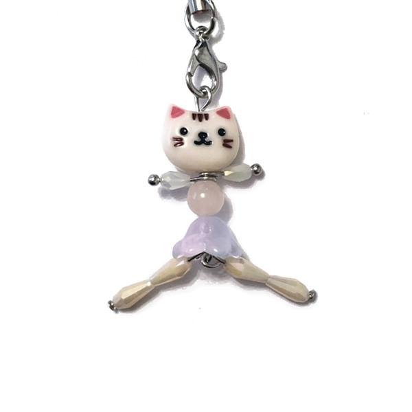 (maeul&) 우아한 발레리나 고양이 Keyring