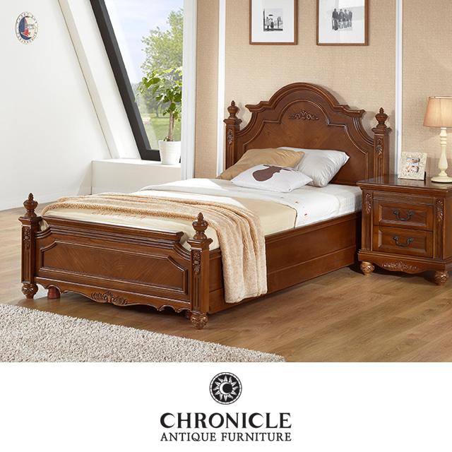크로니클 엔틱침대 고급 수입침대프레임 클래식가구 슈퍼싱글