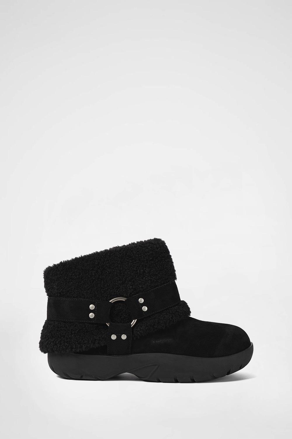 BUCKMORE FUR BOOTS BLACK