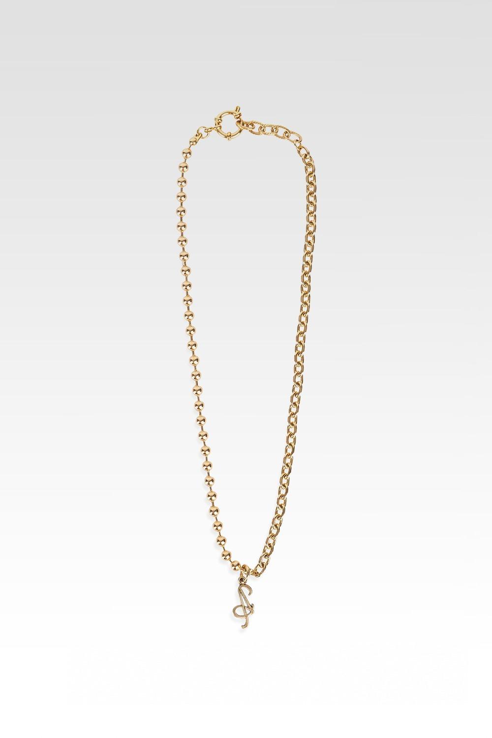 에센셜 레이어드 네클레이스 골드