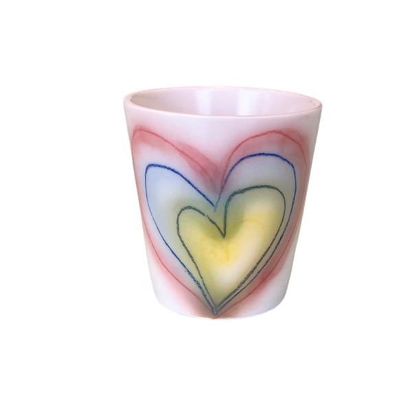 [viviflo] tropical double heart cup / 트로피칼 더블하트 물컵