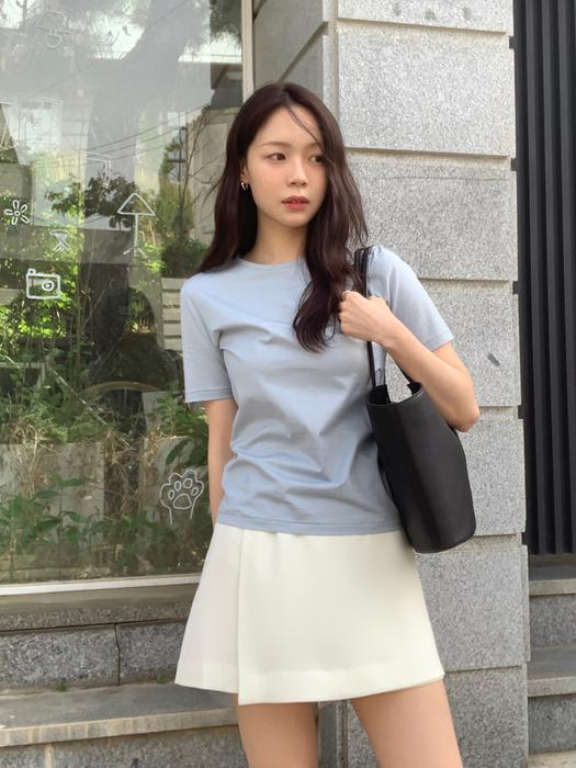 Essential Silket Half Sleeve T-shirt_4color