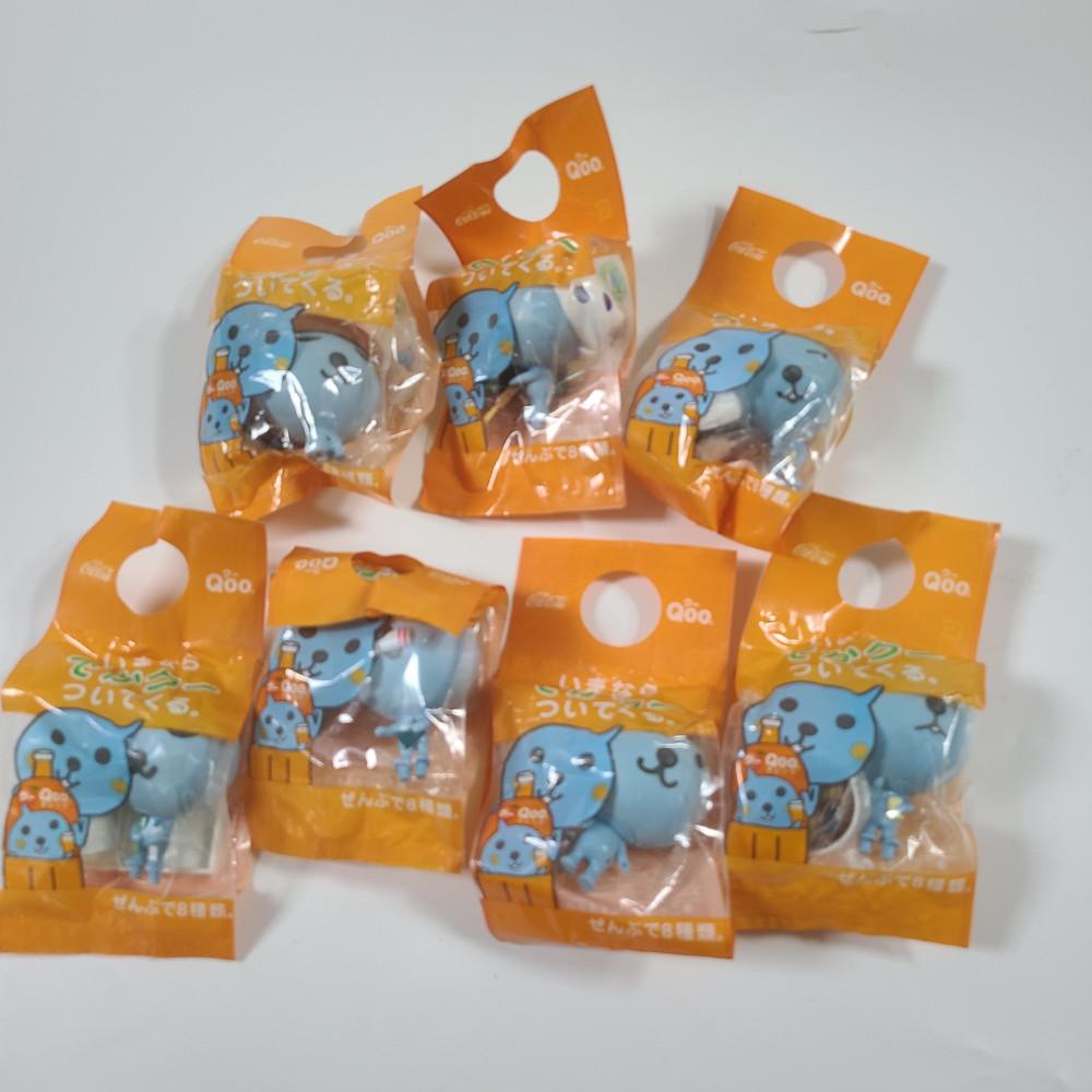 코카콜라 Qoo 쿠우 고전 캐릭터 만화 음료 피규어 인형 콜라보 굿즈 빈티지 가챠 토이