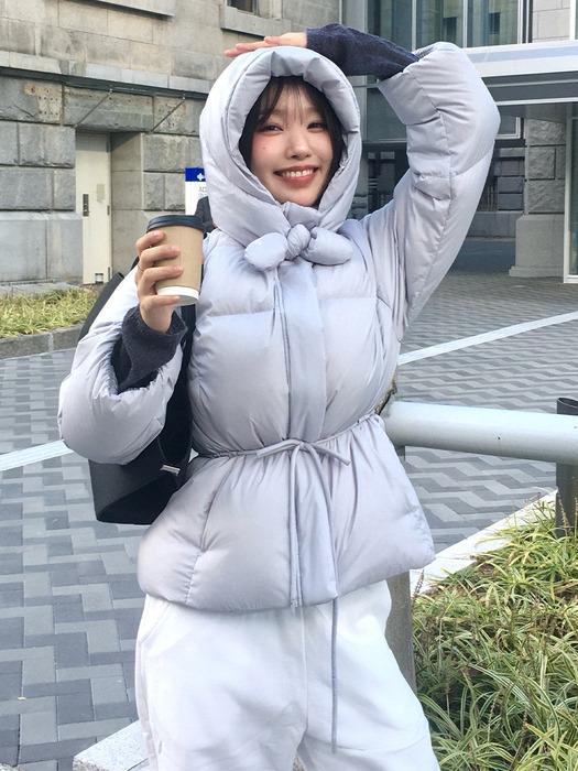 후드 스트링 구스 다운 NEP5WMA06_AM