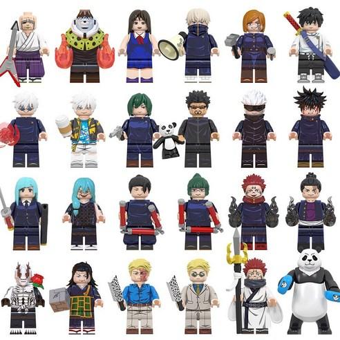 주술회전 24버전 고죠사토루 4종 미니블럭 커스텀 액션 피규어, WM2361이누마키..., 1개 - 레고호환블록 | 쿠팡