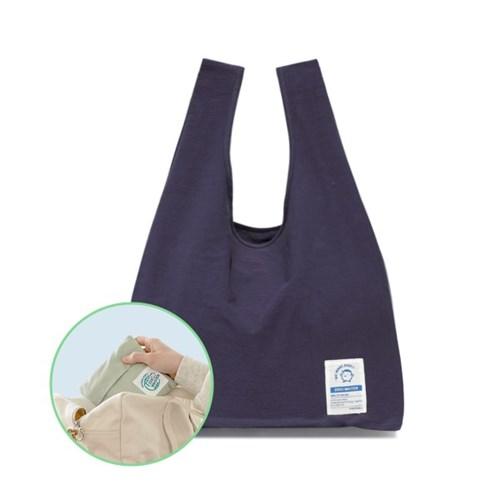 제로웨이스터 리유저블 코튼 백_NAVY