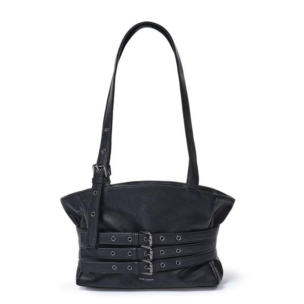 코르셋백 trio belt corset bag S nappa matt black