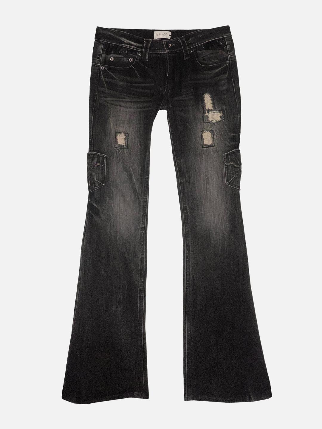 SCAR BOOT CUT PANTS - M