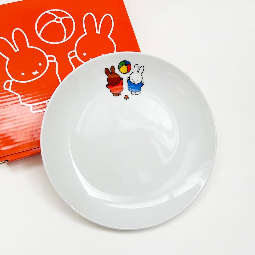 미피 접시 디저트 플레이트 / 미피 그릇 로손 이벤트 브런치 케이크 접시