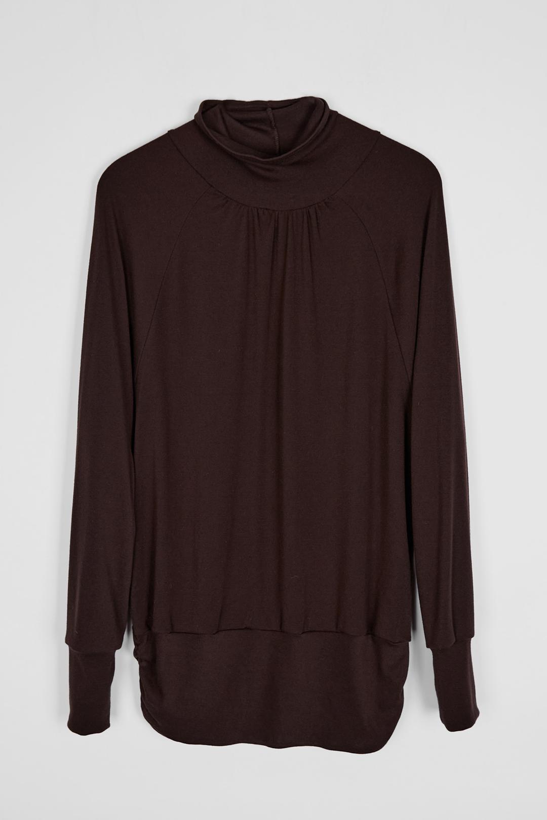 SHIRRING POLA LONG TOP