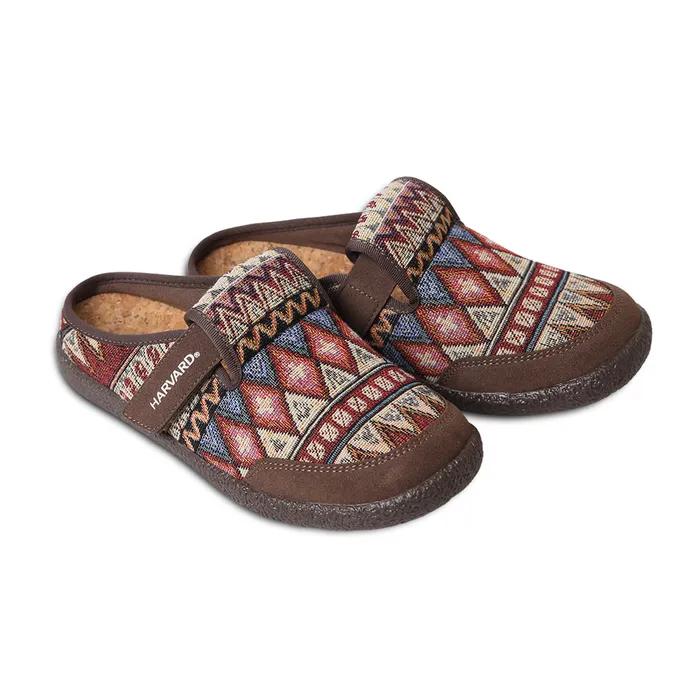 하버드슈즈 바티칸 자카드 뮬 클래식 블로퍼