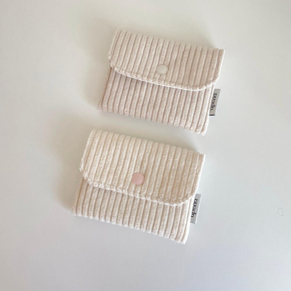 코듀로이 카드지갑 핸드메이드 Corduroy Card Wallet (2color)