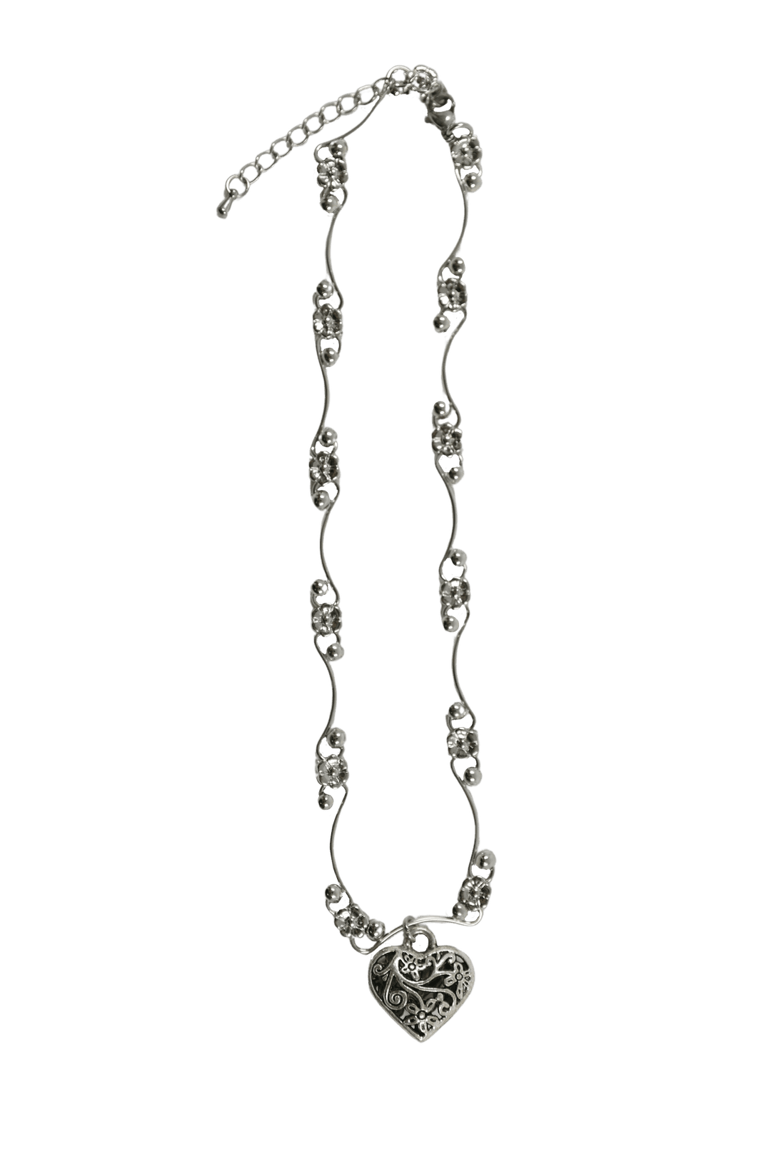 [Sepia] Heart bloom choker
