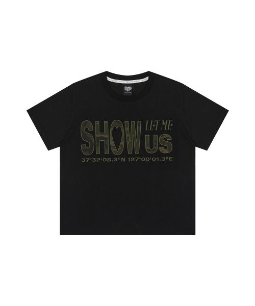 SH SHOW US CAMO TEE(BLACK)