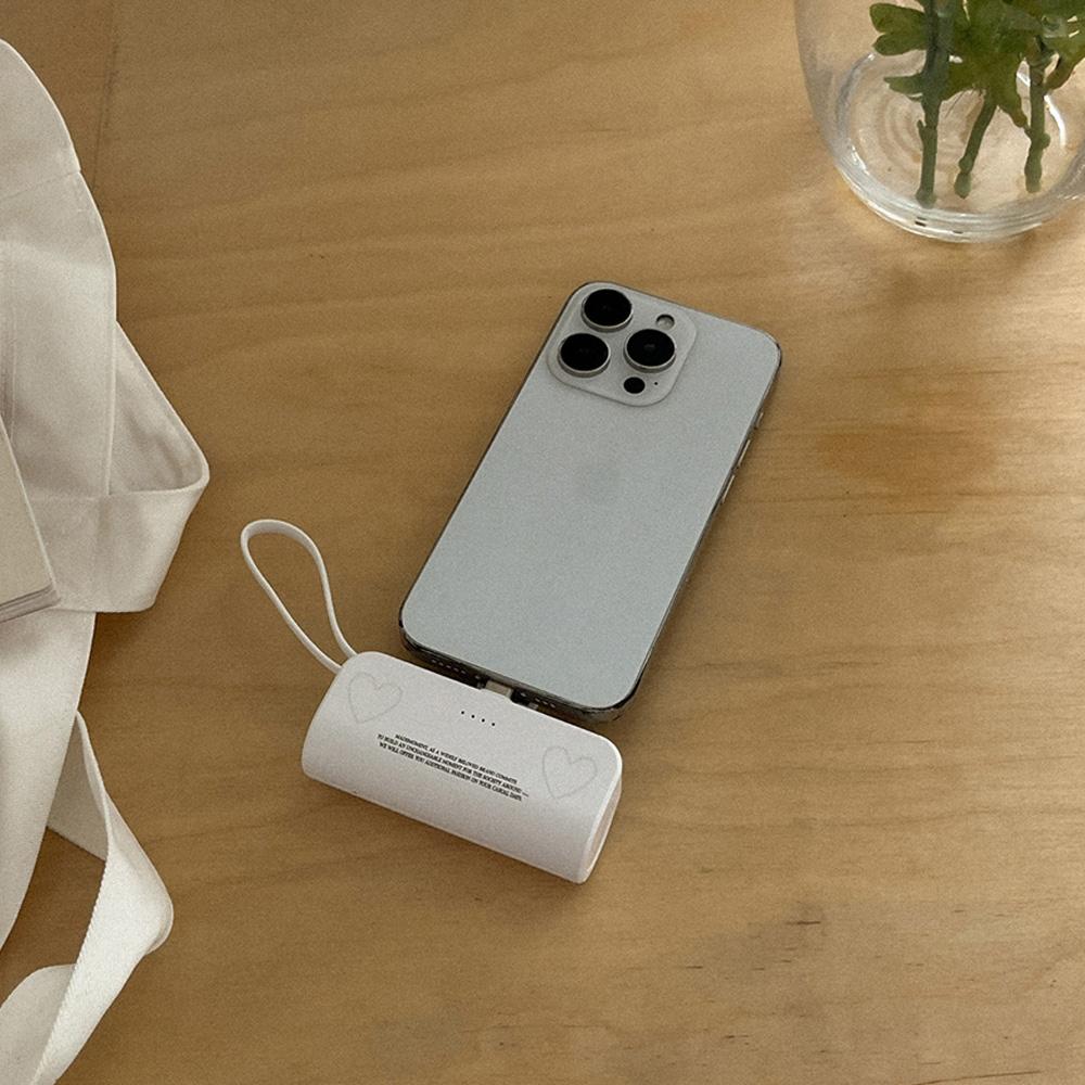 pearl glow 디자인 [도킹형 보조배터리]