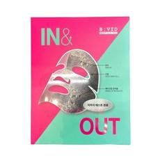 제이은 바이비드 인앤아웃 마스크팩 피지, 5개입, 1개