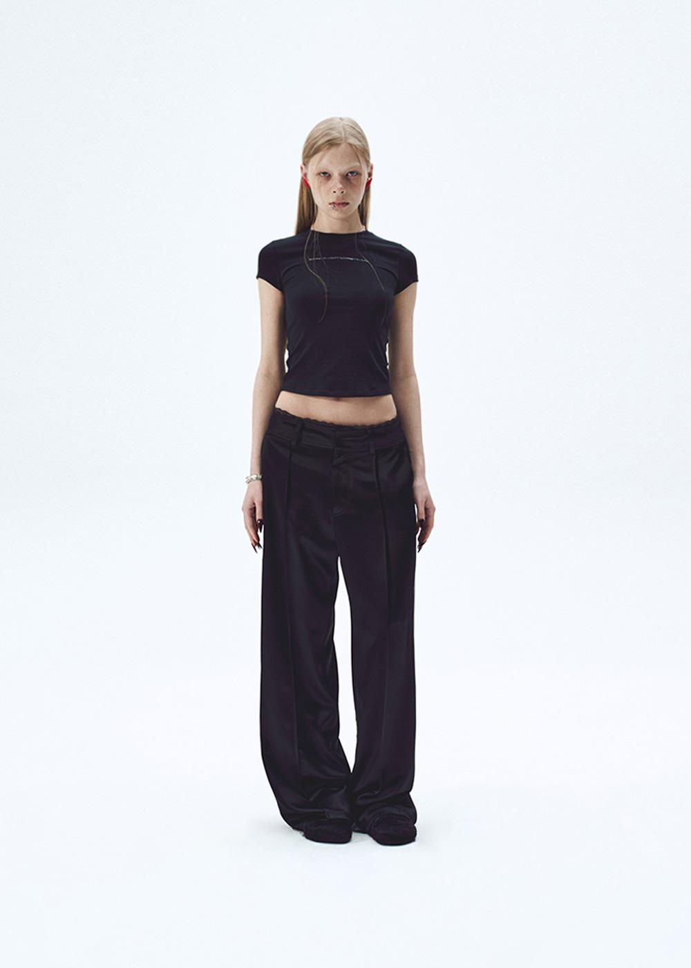 Wide pants (Black)