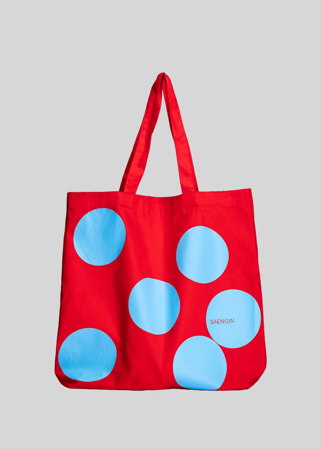 DOT TOTE BAG - RED