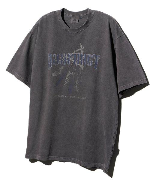DREAM CATCHER PIGMENT T-SHIRT (CHARCOAL)