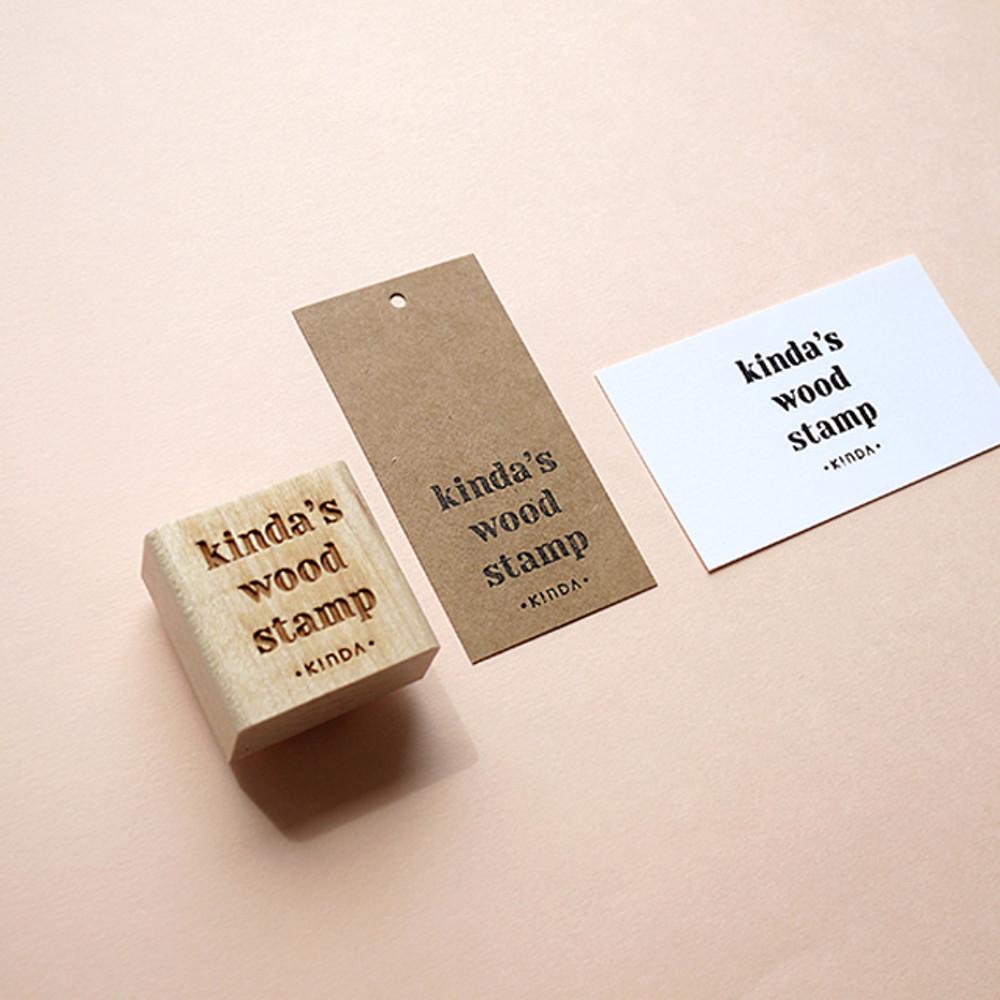 주문제작 고무스탬프, 우드스탬프, 스탬프제작, 맞춤 스탬프, 킨다