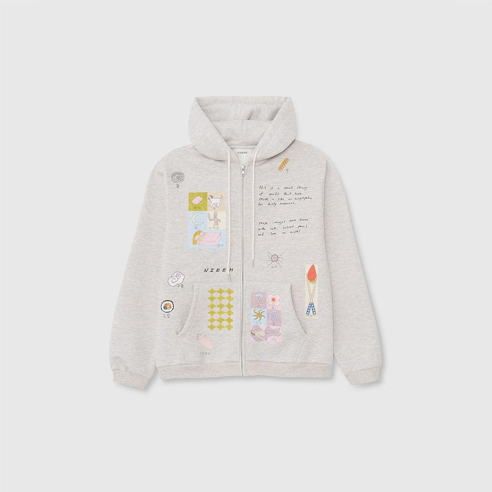VOCABULARY HOODIE_GRAY
