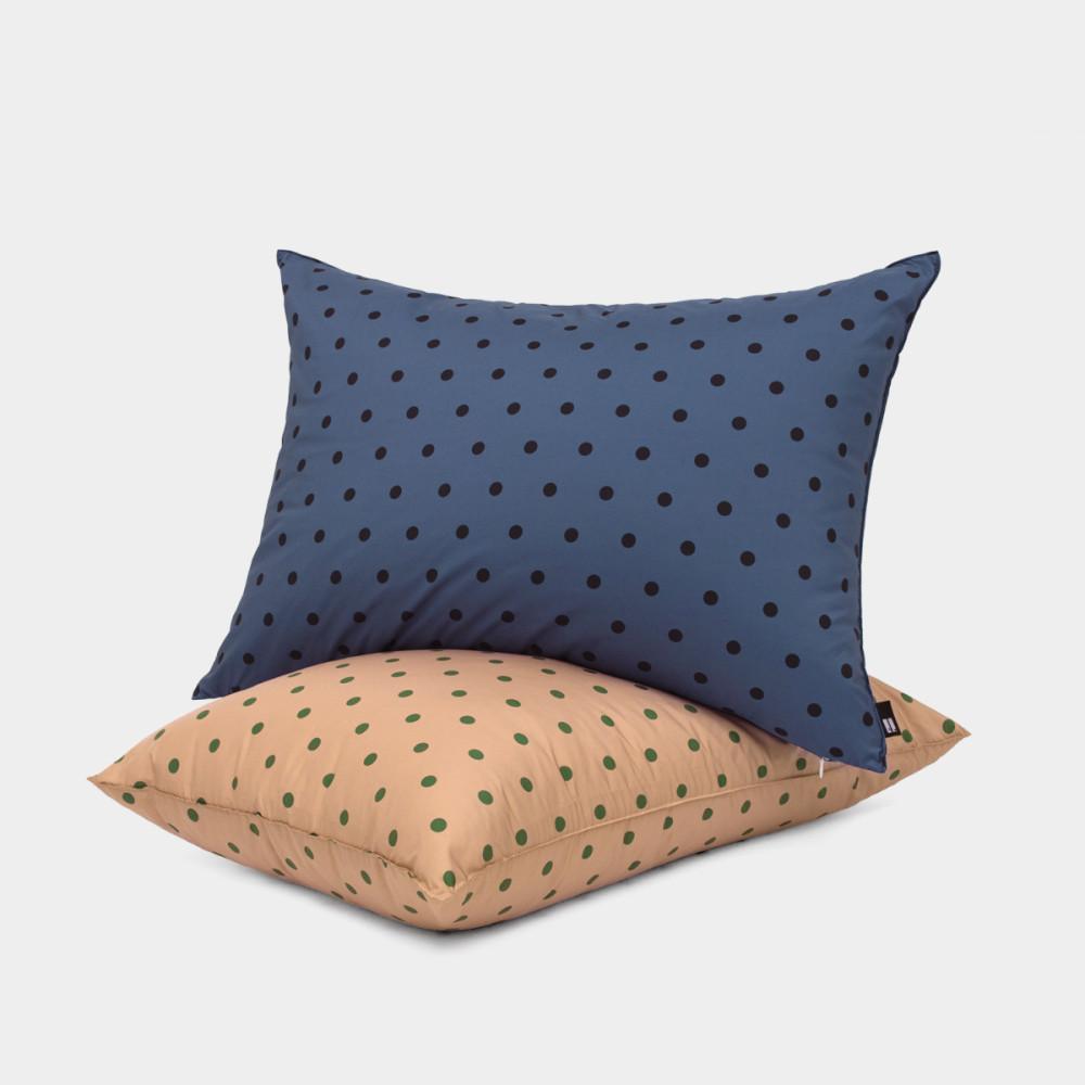 논더스트 도트 패턴 알러지케 베개커버 2color