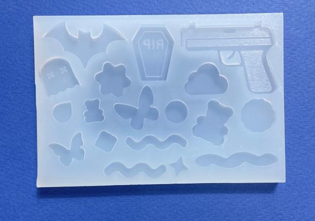 레진공예) 믹스 파츠 레진 수제 실리콘 몰드  / mixed bits resin mold