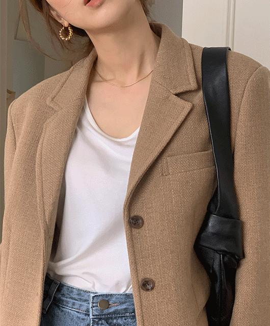 🥑주문폭주/단독진행🥑 Crepe wool jacket (2color)