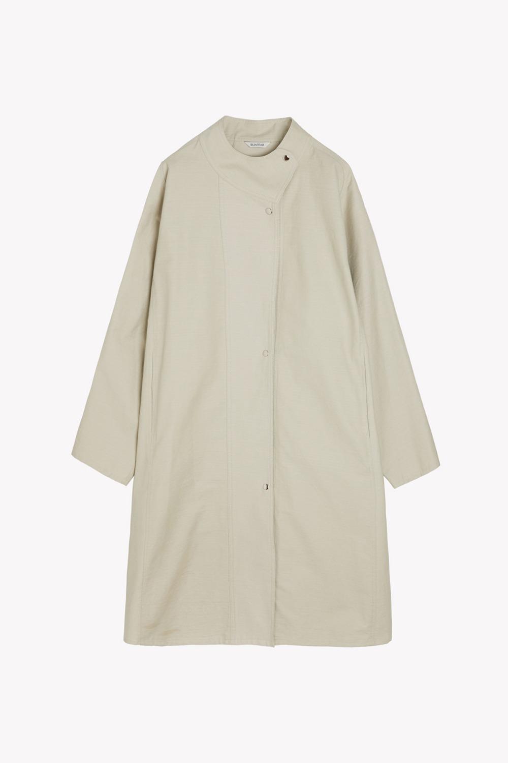 Elton Raglan Single Coat (Sage Beige)