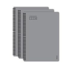 모모팝 더 심플 스프링 그리드 노트 A5 5mm  그레이, 3권