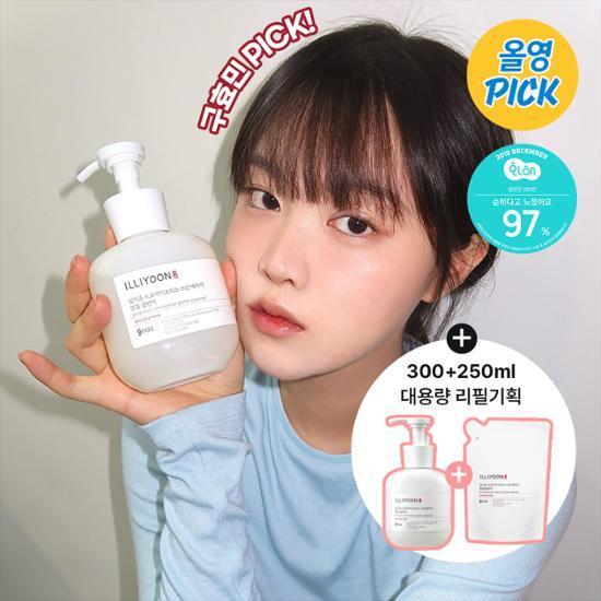 [3월 올영픽] 일리윤 프로바이오틱스 젠틀클렌저 300ml + 250ml 리필 기획
