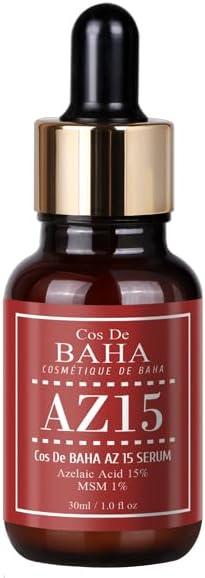 COS DE BAHA AZ Azelaic Acid 15% Serum Skin Trouble Korean Cosmetics [Official Japan Genuine Product] 1.0 fl oz (30 ml)