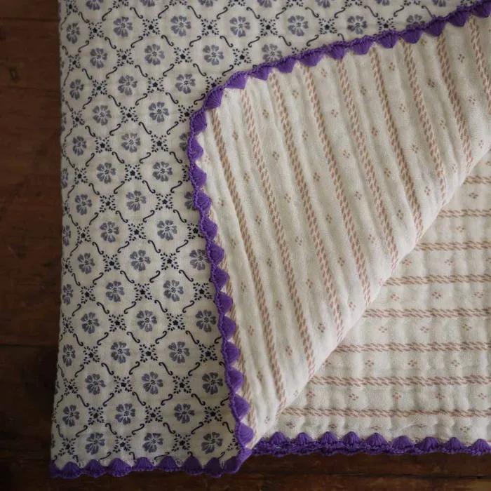 4layer gauze blanket some purple (S,M 2size), 4중 거즈 블랭킷