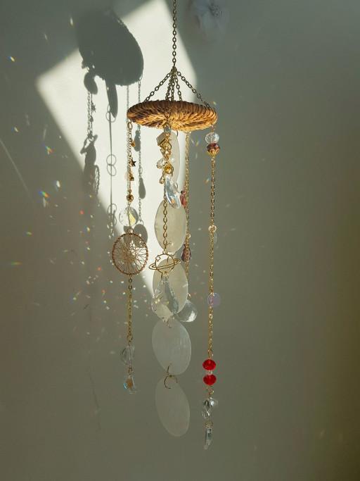 달의 궁전 자개모빌 크리스탈 썬캐쳐 드림캐쳐 ✨