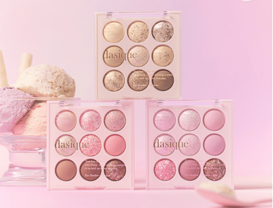 NEW 데이지크 섀도우 팔레트 홀리데이스노우볼 블루베리소르베 썸머코랄 뮤티드 넛츠