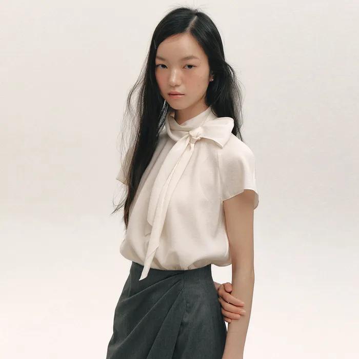 Summer Sheer Rive Blouse_3colors