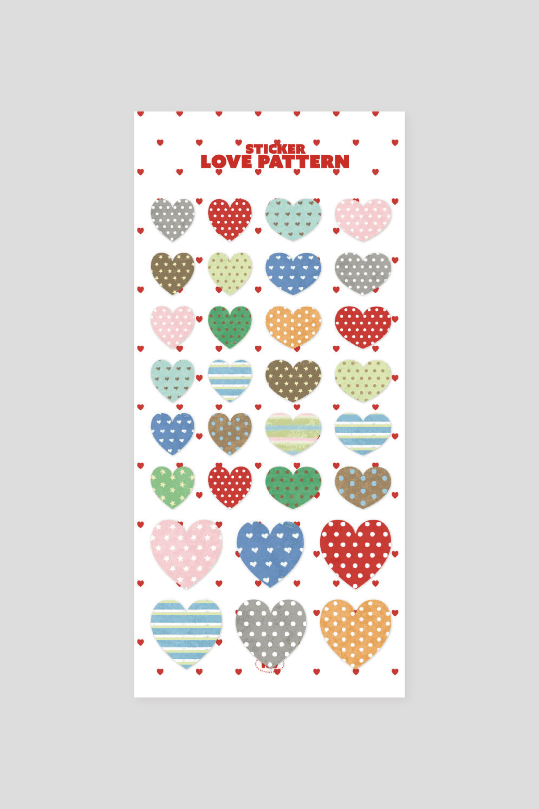 LOVE PATTERN STICKER